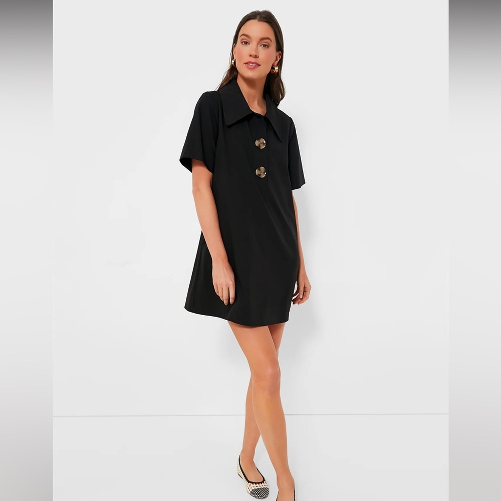 Tuckernuck Women's Black A-line Silhouette Scout Mini Dress Small NWT